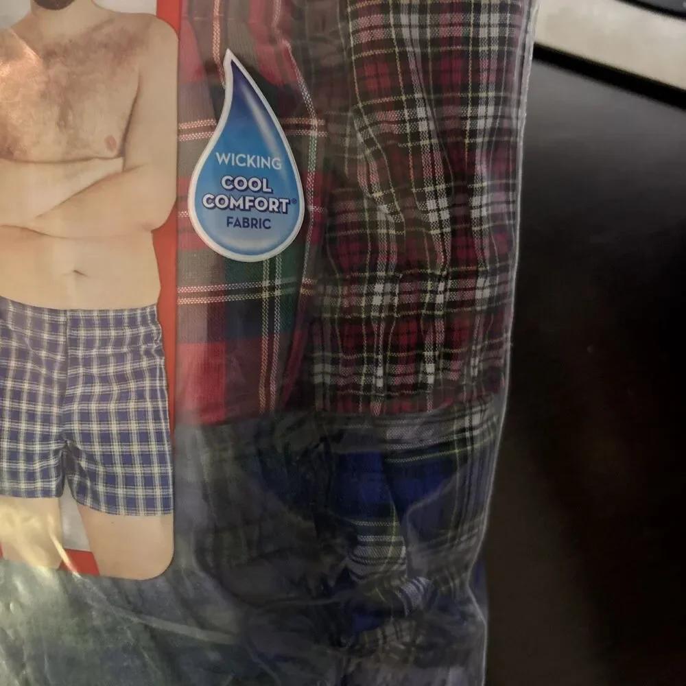 NEW Hanes Ultimate 4-Pack Tagless Boxers Mens 2XB BIG MAN Cool Comfort $42